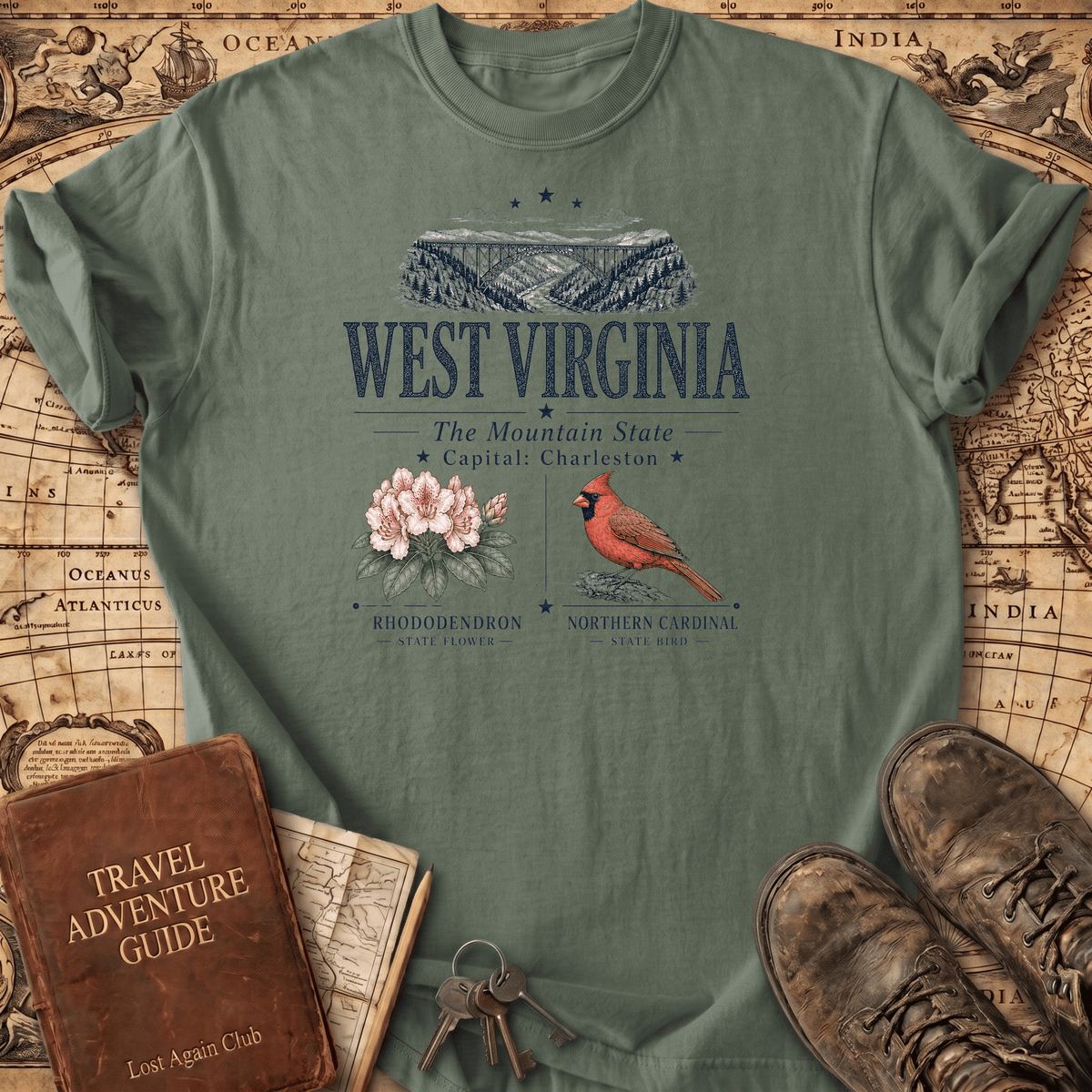 West Virginia -- T-Shirt
