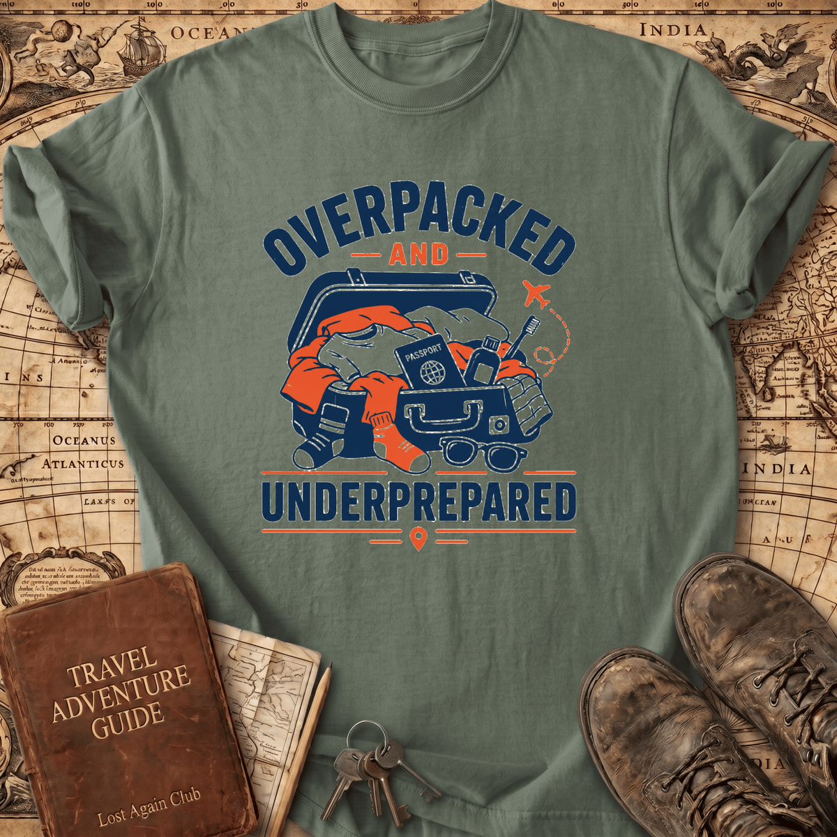 Overpacked And Underprepared - T-Shirt
