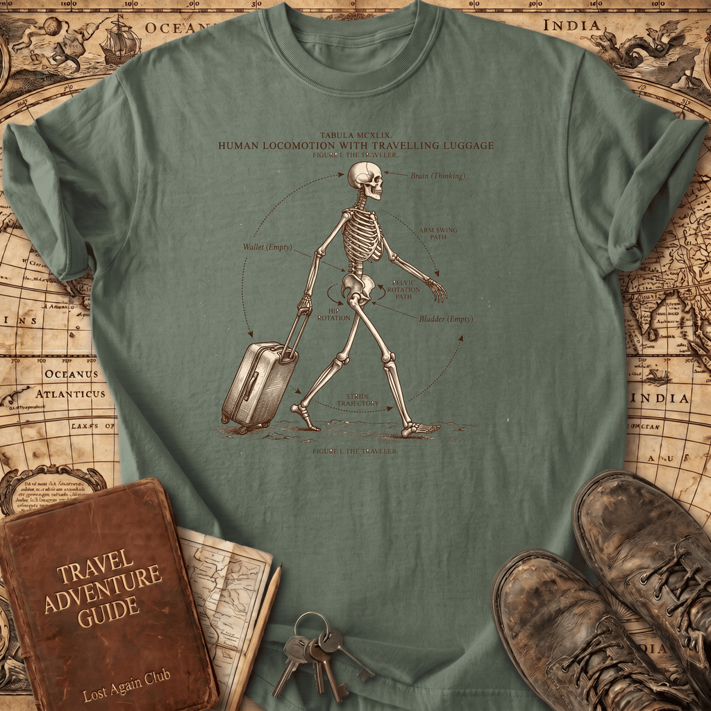 Traveling Skeleton T-Shirt