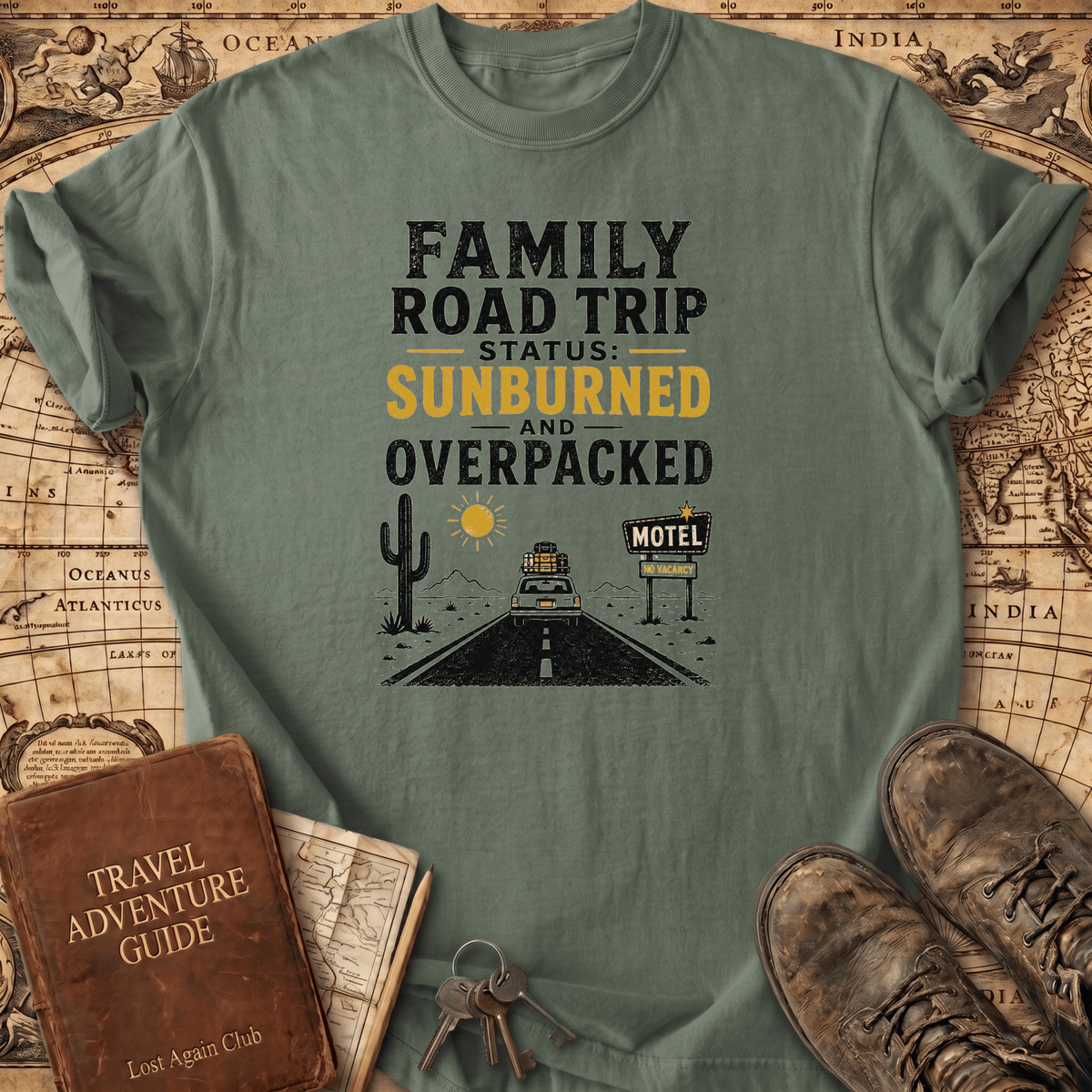 Family Road Trip Status - T-Shirt