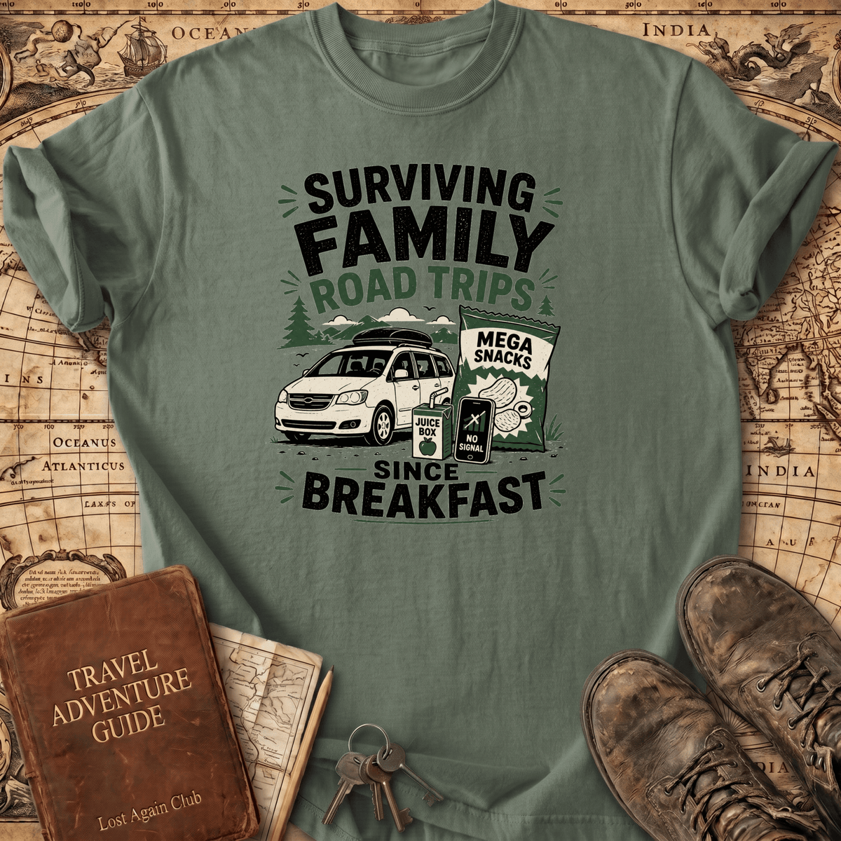 Surviving Family Road Trips - T-Shirt