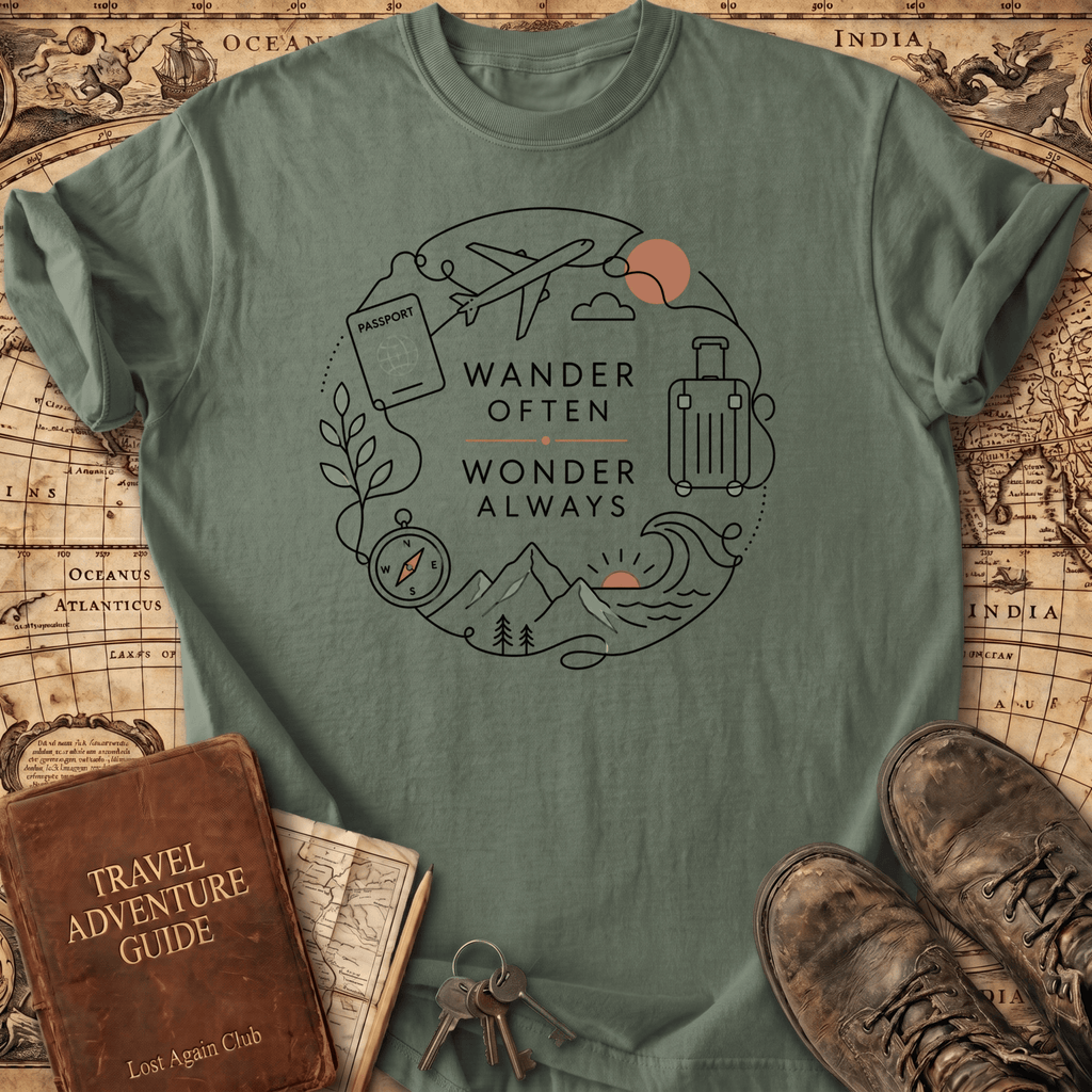 Wander Often Wonder Always T-Shirt