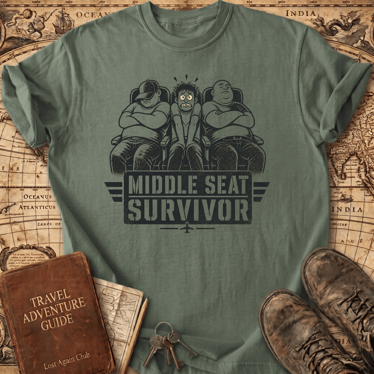 Middle Seat Survivor T-Shirt