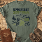 Expensive Bike Cheap Therapy - T-Shirt