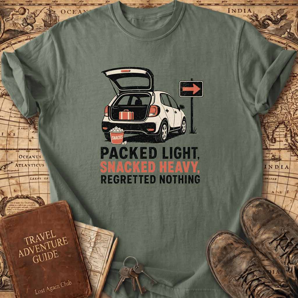 Packed Light Snacked Heavy - T-Shirt
