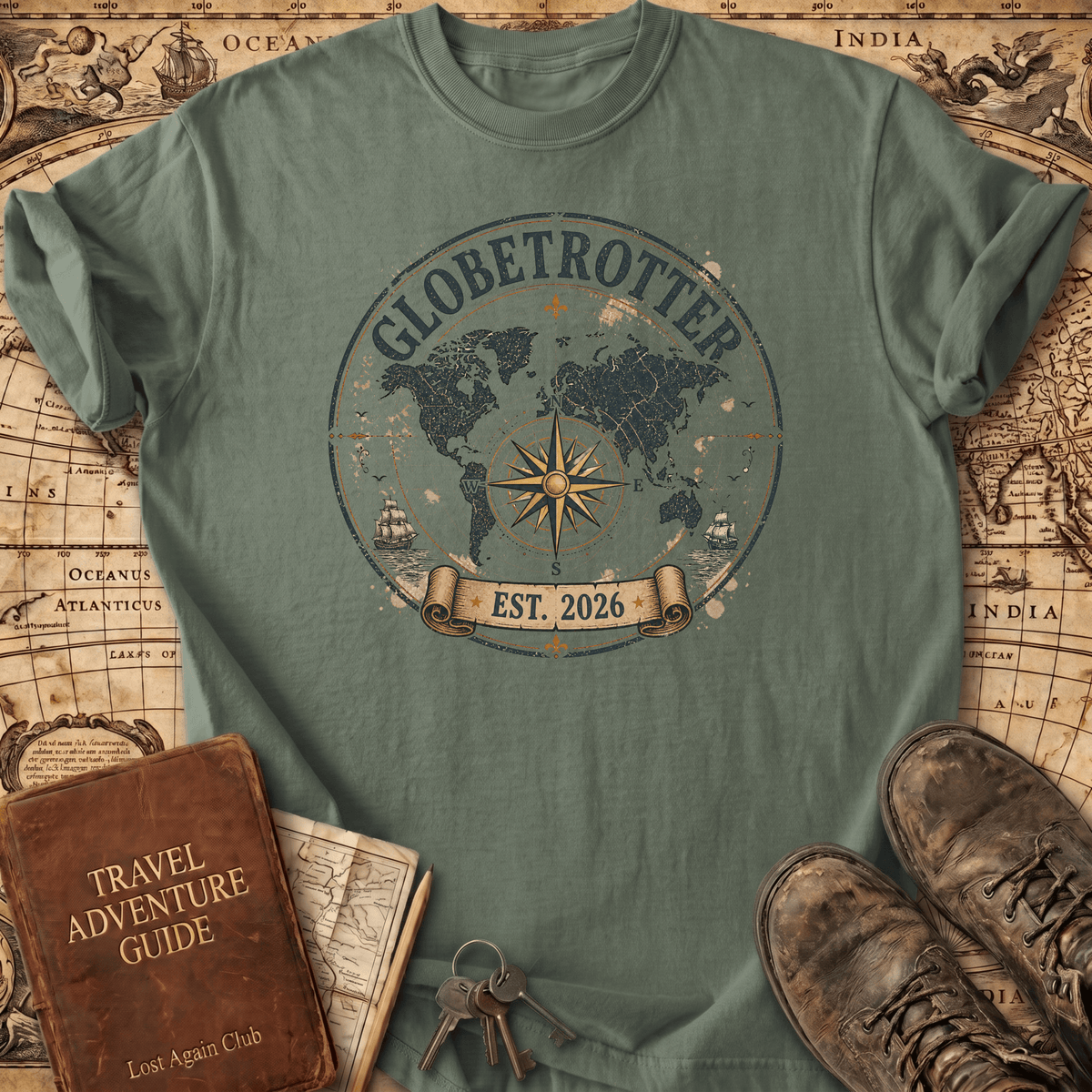 Globetrotter Est 2026 T-Shirt