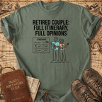 Retired Couple Full Itinerary T-Shirt