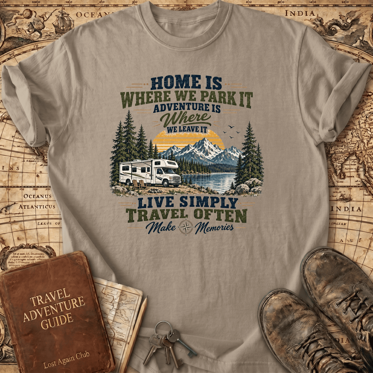 Home Is Where We Park It 2 - T-Shirt