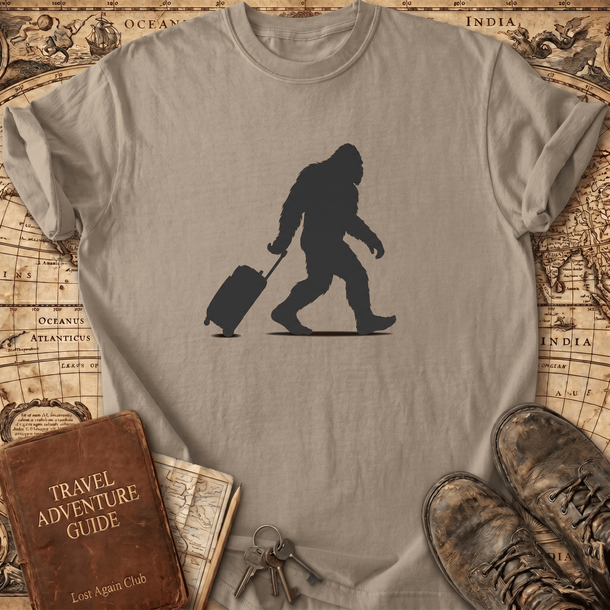 Traveling Bigfoot T-Shirt