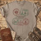Passport Stamps - T-Shirt