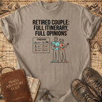 Retired Couple Full Itinerary T-Shirt