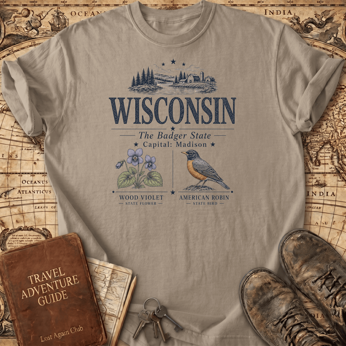 Wisconsin -- T-Shirt