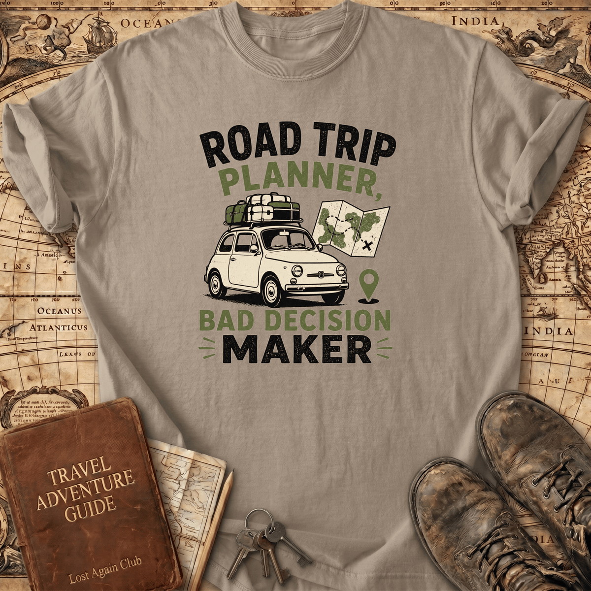 Road Trip Planner - T-Shirt