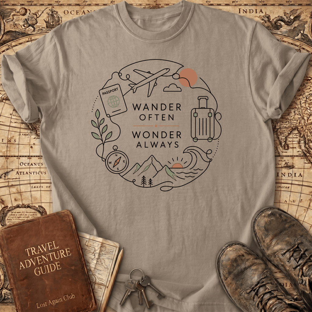 Wander Often Wonder Always T-Shirt