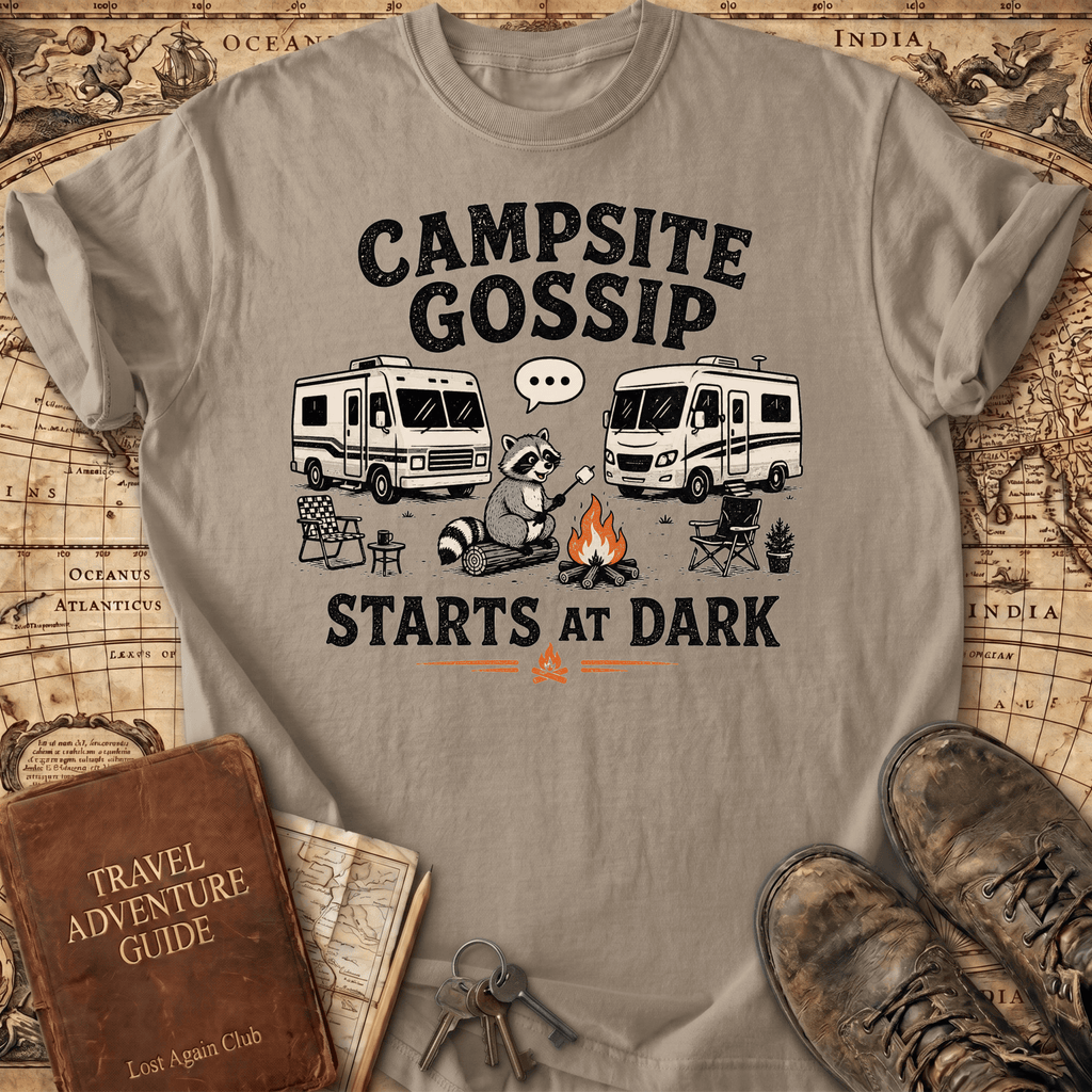 Campsite Gossip - T-Shirt