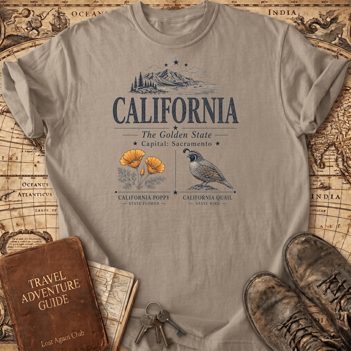 California -- T-Shirt