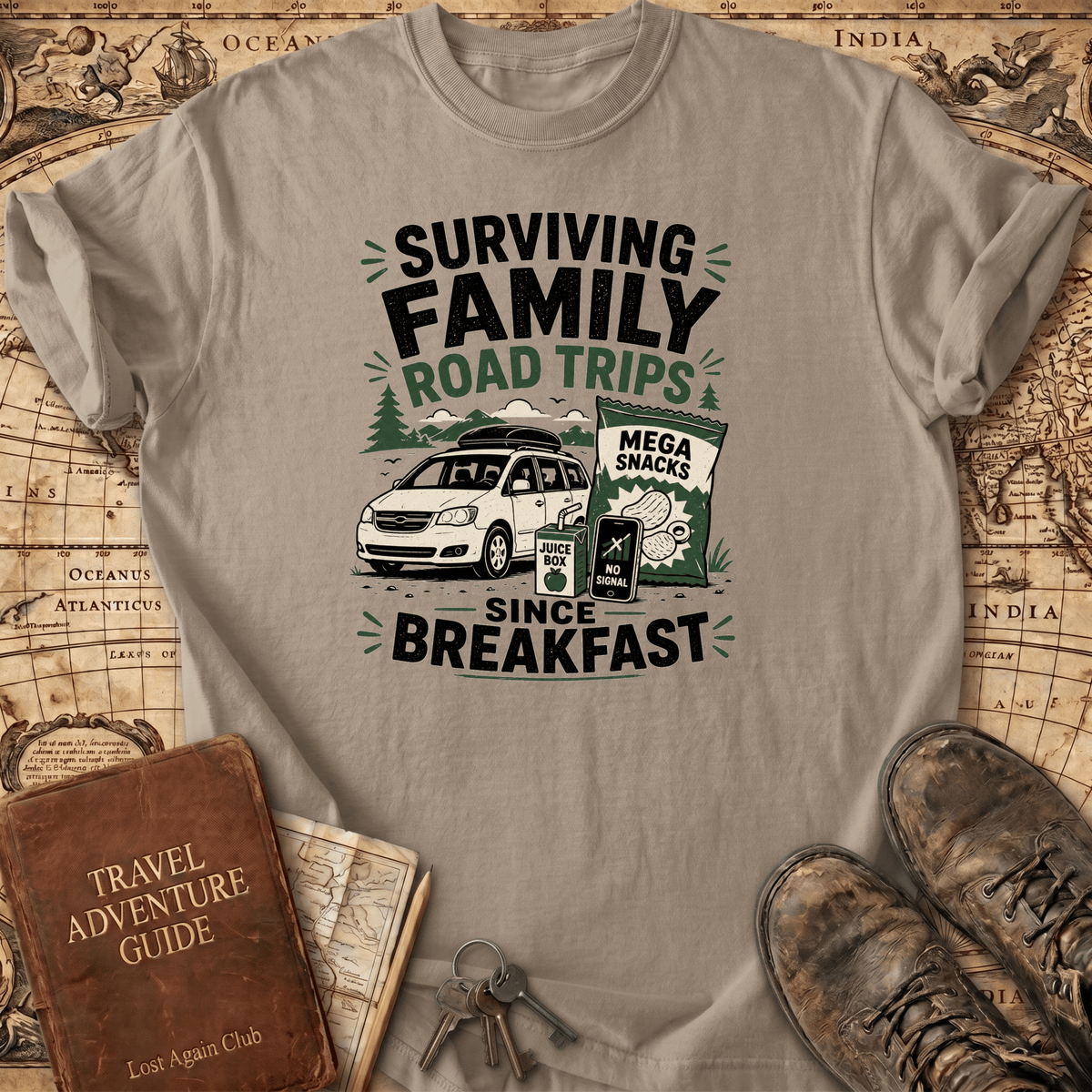 Surviving Family Road Trips - T-Shirt