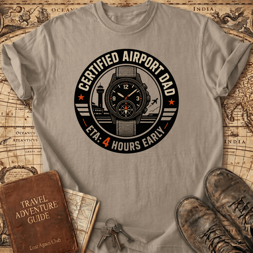 Certified Airport Dad - T-Shirt