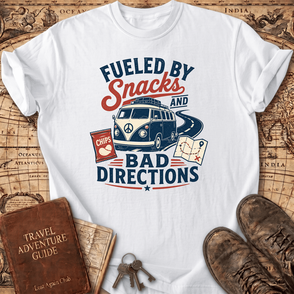 Fueled By Snacks And Bad Decisions - T-Shirt