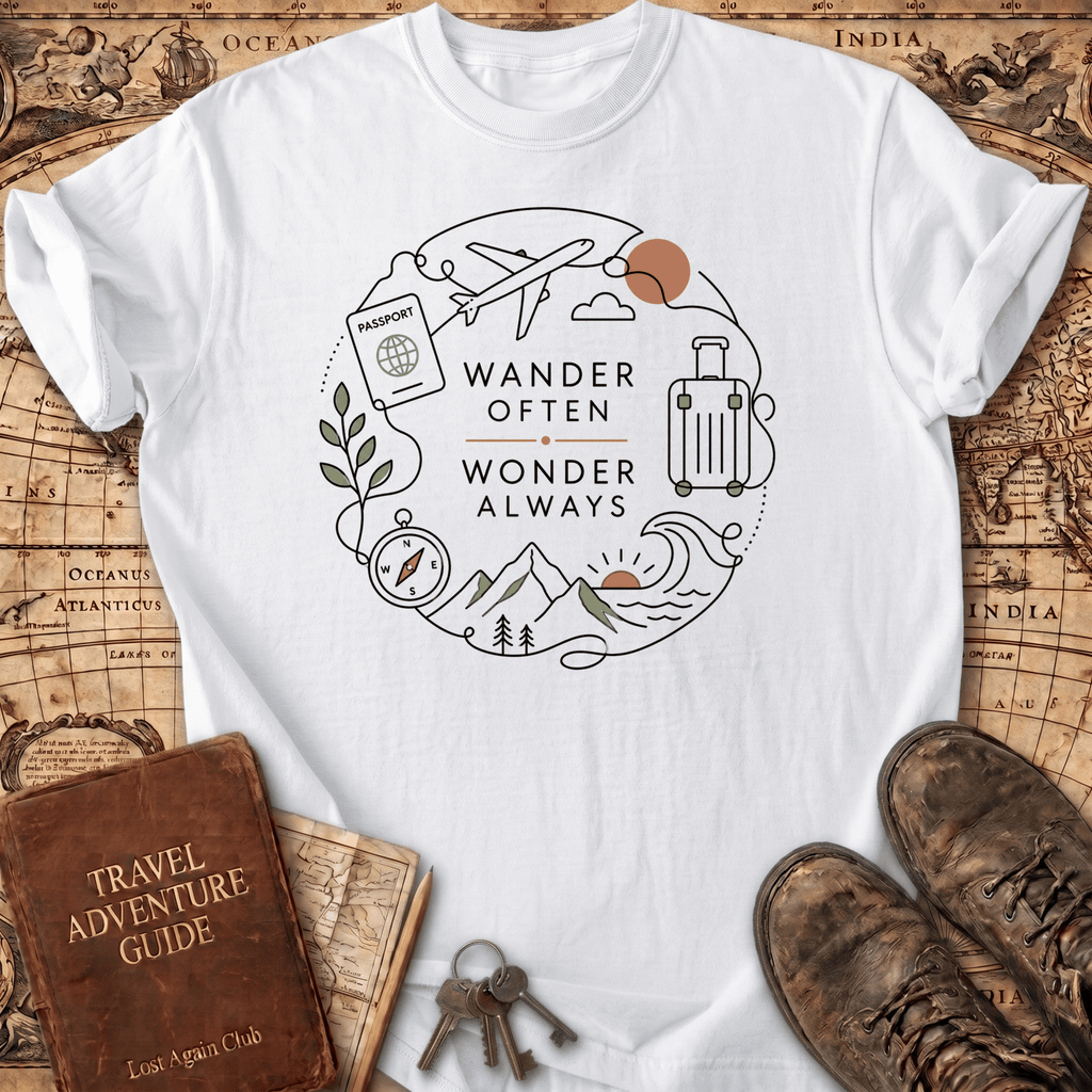 Wander Often Wonder Always T-Shirt
