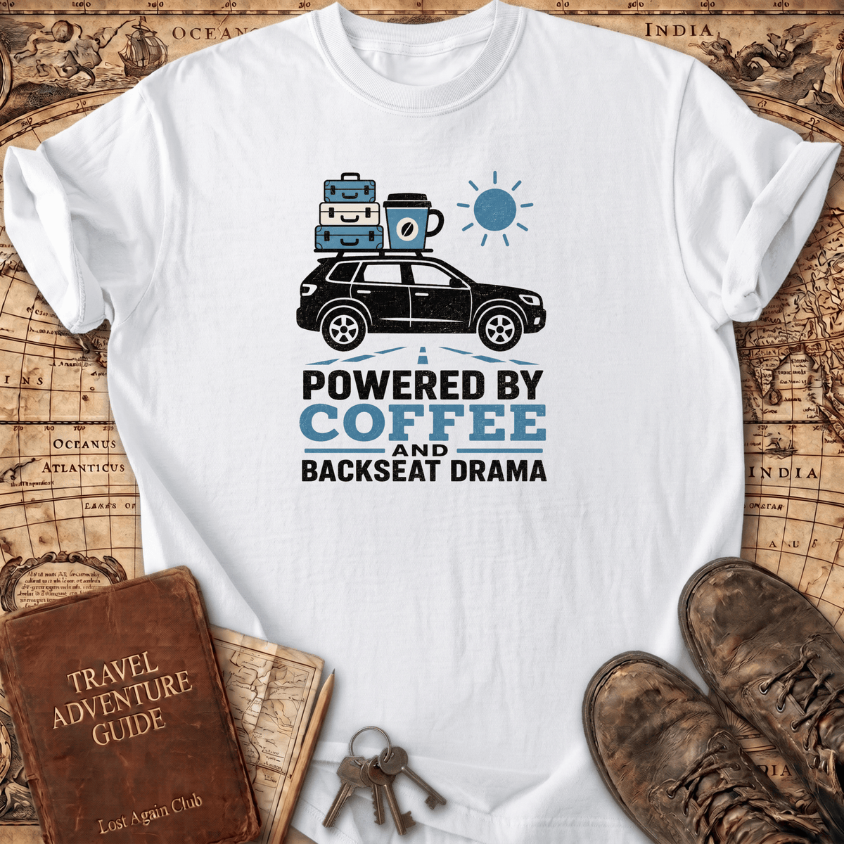 Powered By Coffee - T-Shirt