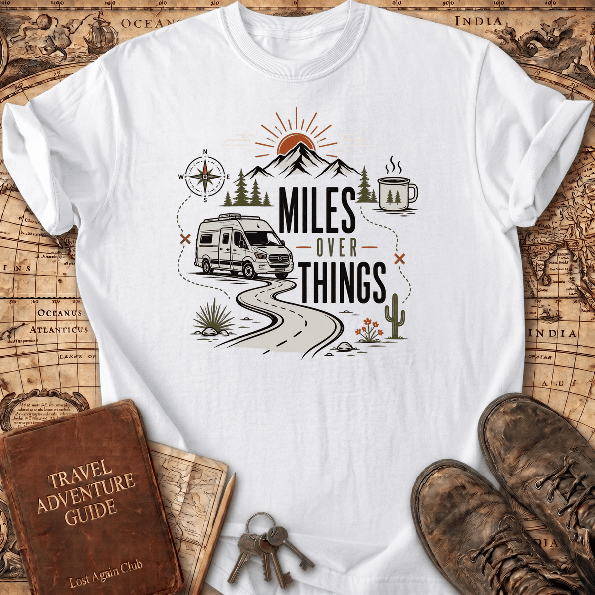 Miles Over Things - T-Shirt