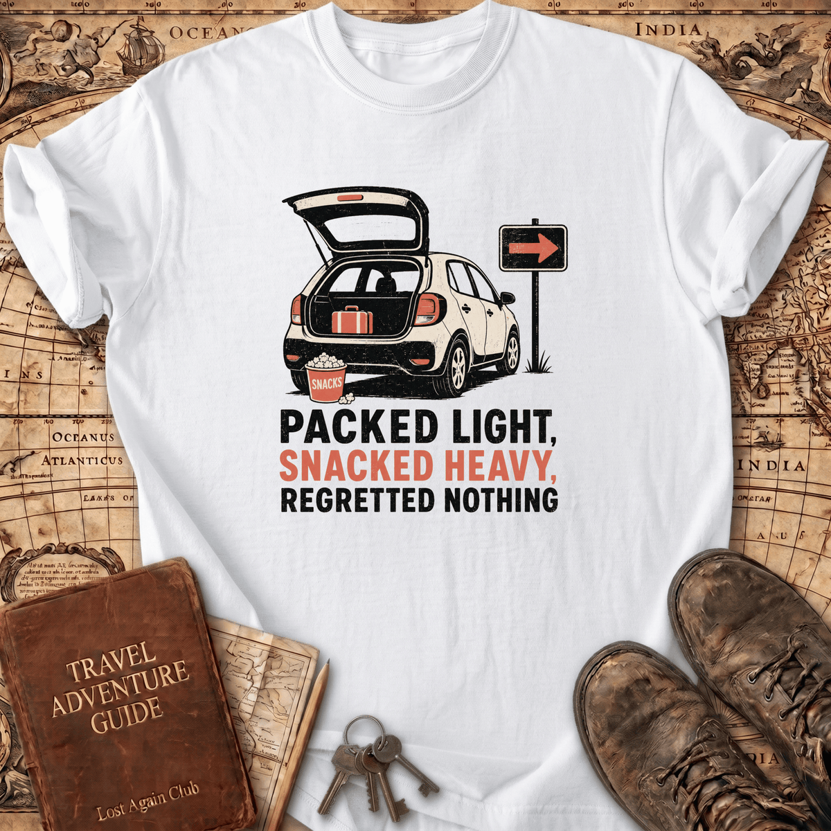 Packed Light Snacked Heavy - T-Shirt